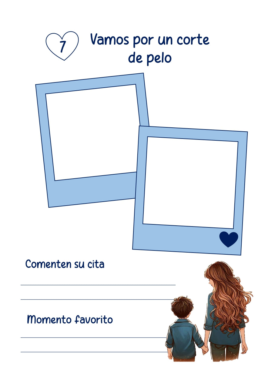 Libro "100 Citas con mi Príncipe" – Álbum de Aventuras y Conexión Familiar
