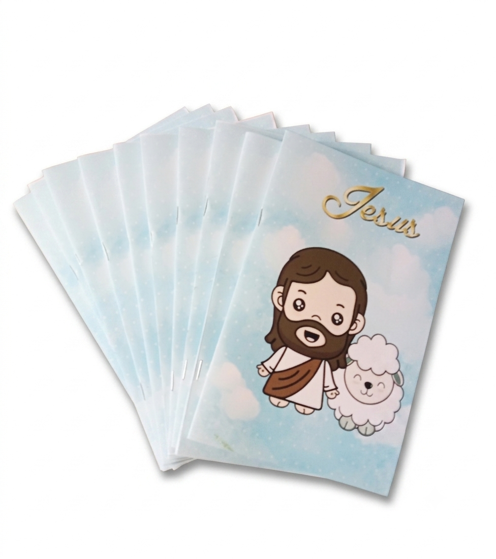50 Libritos para Colorear sobre Jesús (16 Páginas)