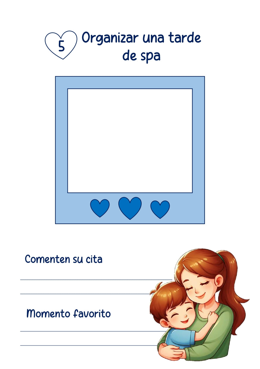 Libro "100 Citas con mi Príncipe" – Álbum de Aventuras y Conexión Familiar