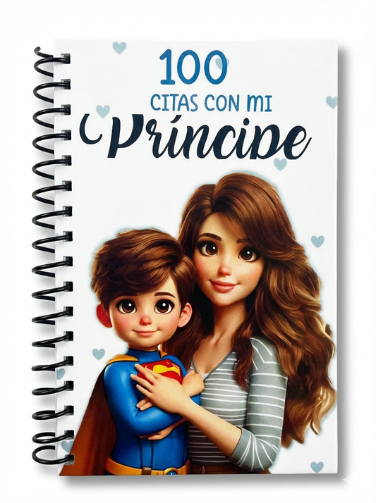 Libro "100 Citas con mi Príncipe" – Álbum de Aventuras y Conexión Familiar