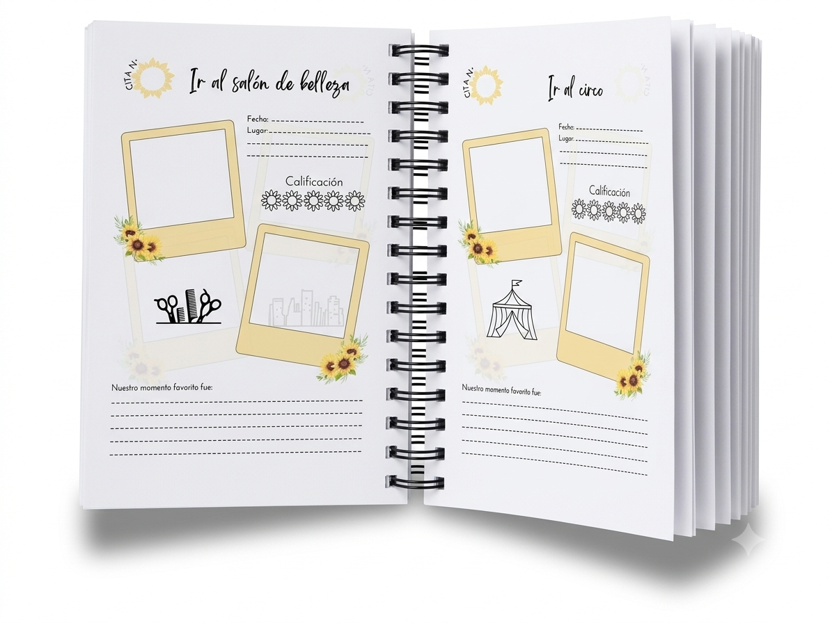 Libro "100 Citas con mi Familia" – Álbum de Aventuras Familiares