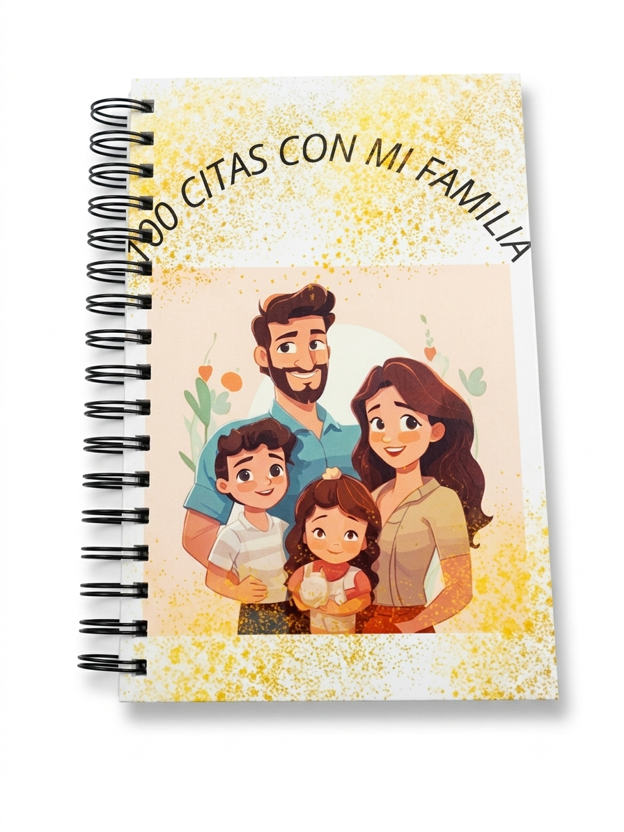 Libro "100 Citas con mi Familia" – Álbum de Aventuras Familiares