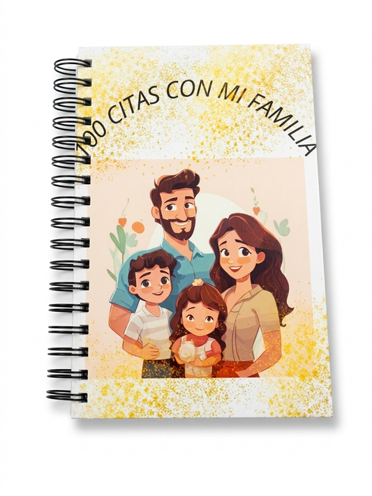 Libro "100 Citas con mi Familia" – Álbum de Aventuras Familiares