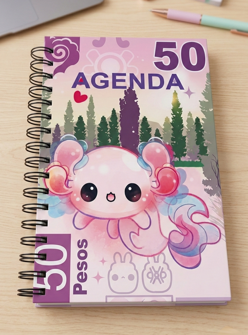 Libreta "Billete de $50 Ajolote"