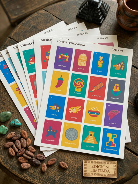LOTERIA PREHISPANICA 8 TABLAS
