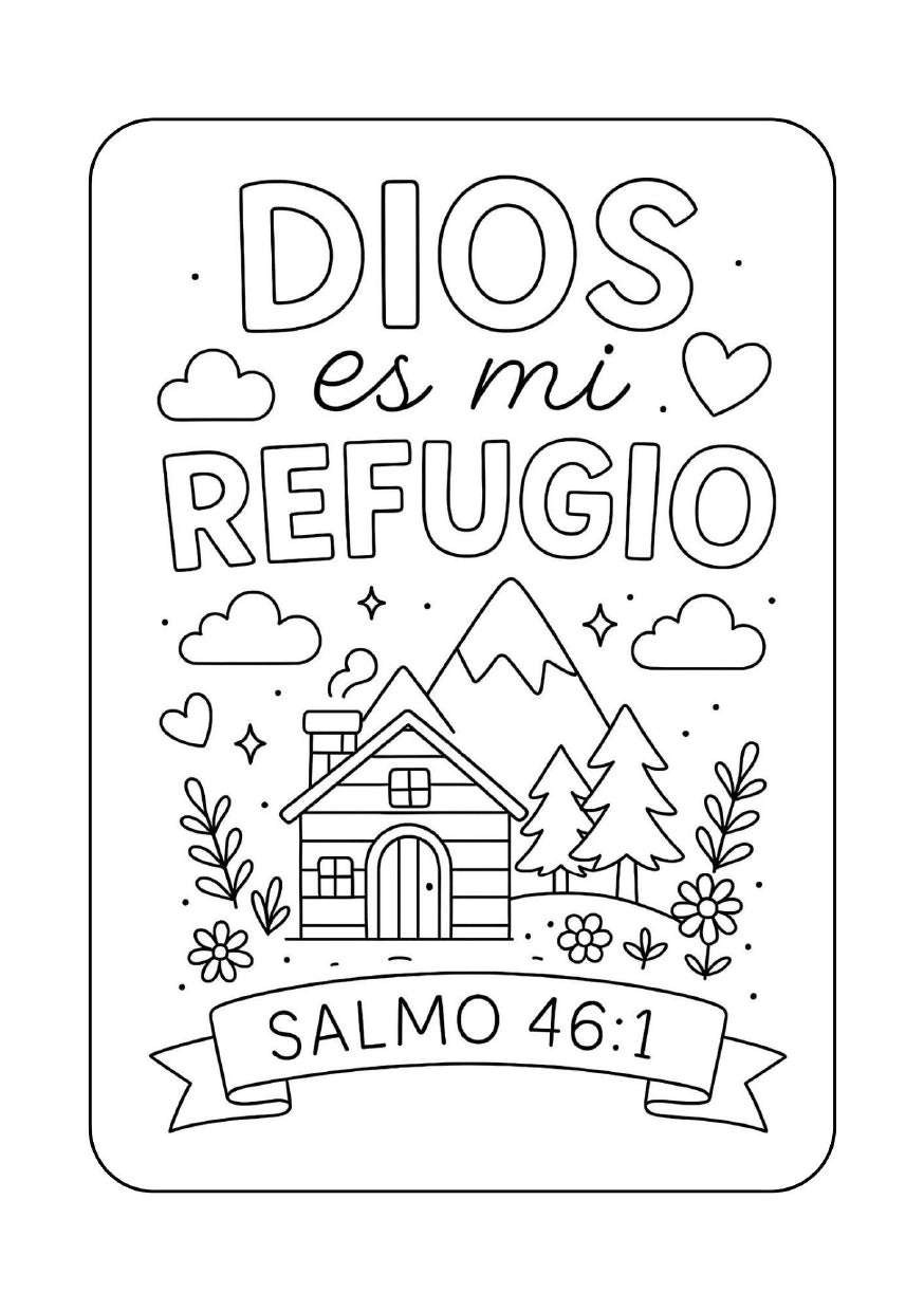 Versículos Bíblicos Para Colorear